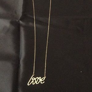 Gold LOVE Necklace